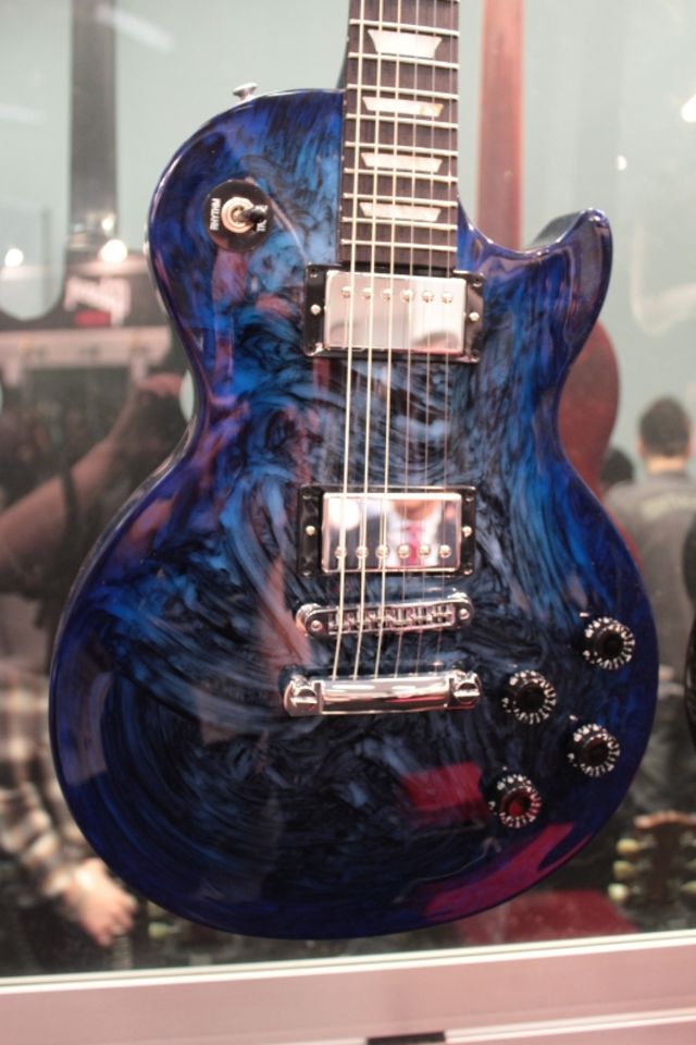 Gibson Anniversary Flood Les Paul Blue Swirl