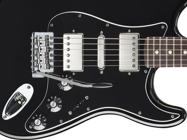 Blacktop Stratocaster HSH body