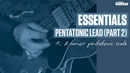 VIDEO: Essentials guitar lesson - Pentatonic Lead Part Two (TG232)