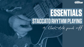 VIDEO: Essentials guitar lesson - Staccato Rhythm Playing (TG235)