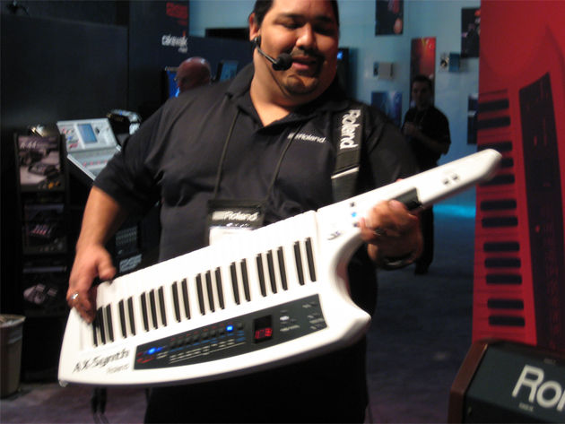Roland's Keytar makes a triumphant return