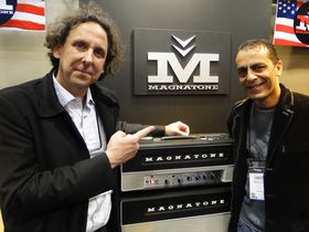 NAMM 2014: Magnatone amps booth in pictures