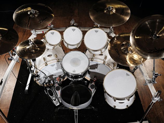 Drum kits of the pros: stars' live and studio drum setups in pictures ...